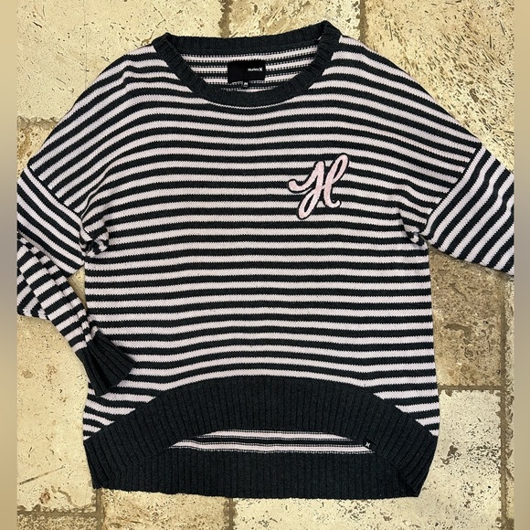 Hurley Sweatshirt Pink and Grey Size Medium - Picture 1 of 9